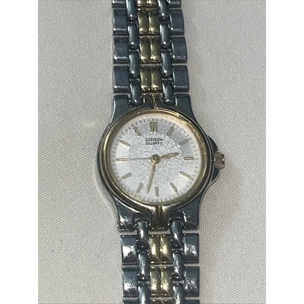 Women's Armitron Quartz Watch, Gold & Silver Tone Rare VTG Needs Battery Old Lot